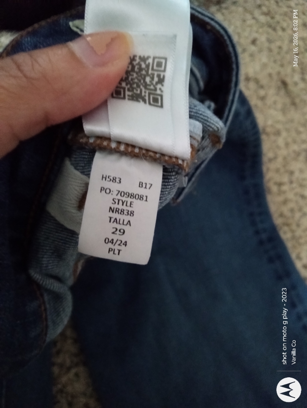 Madewell Emmett Patch Pocket Wide Leg Jean Blue Size 29 Petite - Picture 10 of 10